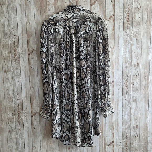 FIFTEEN TWENTY Dress Size S Snake Print - Picture 8 of 12